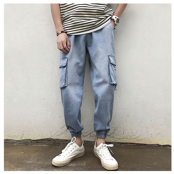 fashion men jeans casual pants jogger men fitness trousers male ankle length loose jeans large size 5xl, Blue
fashion men jeans casual pants jogger men fitness trousers male ankle length loose jeans large size 5xl, Blue