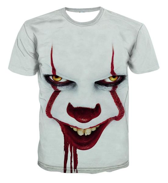 funny horror 3d t-shirt summer grimace short sleeve new men women sweatshirt clown time short sleeve male boy t-shirt, Black;blue
funny horror 3d t-shirt summer grimace short sleeve new men women sweatshirt clown time short sleeve male boy t-shirt, Black;blue