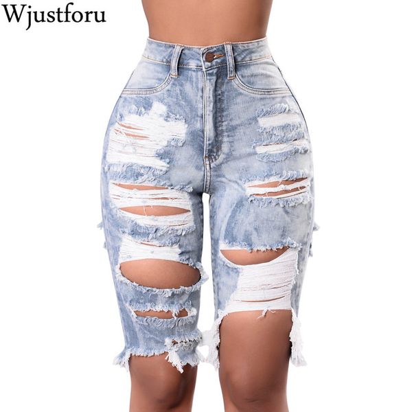 wjustforu ripped denim pants women holes skinny jean femme high waist pants women casual jean knee-length vestidos, Blue
wjustforu ripped denim pants women holes skinny jean femme high waist pants women casual jean knee-length vestidos, Blue