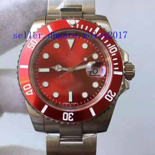 2019 Mens Luxury Superlative 116610 2836 v5 Red ceramic dial Stainless Steel Bracelet Sport Movement Automatic Sapphire Watches
2019 Mens Luxury Superlative 116610 2836 v5 Red ceramic dial Stainless Steel Bracelet Sport Movement Automatic Sapphire Watches