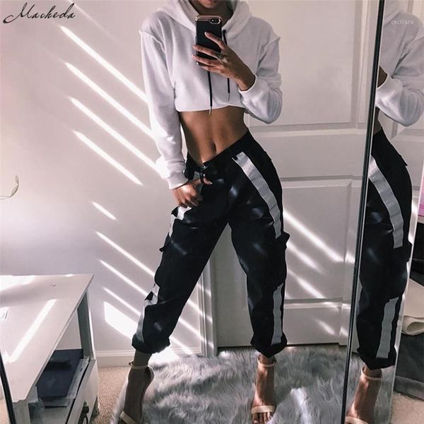 fashion reflective striped sweatpants women black high waist patchwork exercise long pants women casual streetwear pants1, Black;white
fashion reflective striped sweatpants women black high waist patchwork exercise long pants women casual streetwear pants1, Black;white
