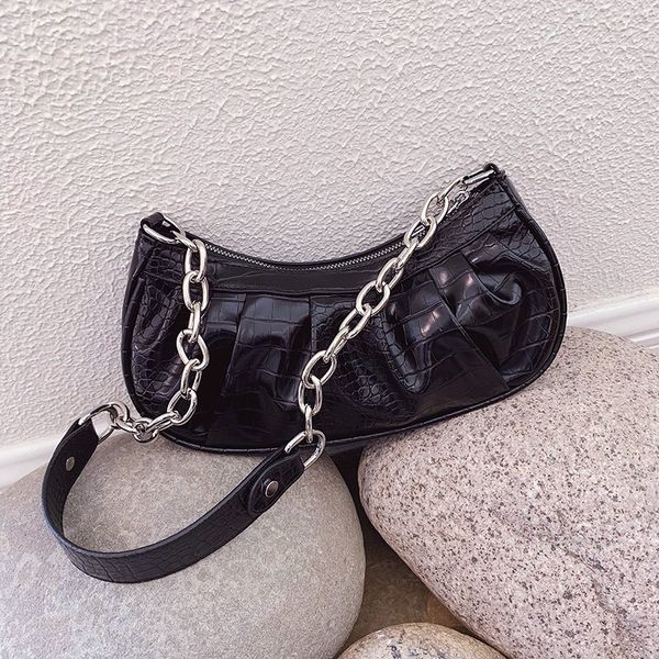 women shoulder bag leather purse retro armpit shoulder purse chain crossbody bags for women small vintage hobo bag female bolsa
women shoulder bag leather purse retro armpit shoulder purse chain crossbody bags for women small vintage hobo bag female bolsa