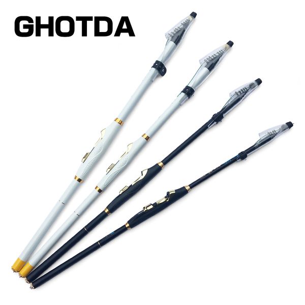 hard 2.7/3.6/4.5/5.4/6.3meters rock hand pole carbon fiber spinning fishing rods fish tackle black/white
hard 2.7/3.6/4.5/5.4/6.3meters rock hand pole carbon fiber spinning fishing rods fish tackle black/white