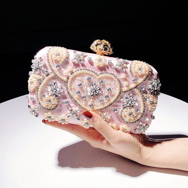 2019 new clutch bag female lady temperament evening bag evening dress wild party pearl small handbag
2019 new clutch bag female lady temperament evening bag evening dress wild party pearl small handbag