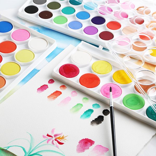 solid water color kit art painting set 12/28/36 with paint brush plastic palette for kids beginners student portable paint set
solid water color kit art painting set 12/28/36 with paint brush plastic palette for kids beginners student portable paint set