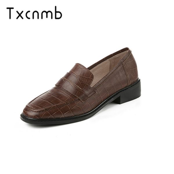 txcnmb fashion women genuine leather basic pumps square heel elegant wedding party shoes woman round toe office pumps, Black
txcnmb fashion women genuine leather basic pumps square heel elegant wedding party shoes woman round toe office pumps, Black