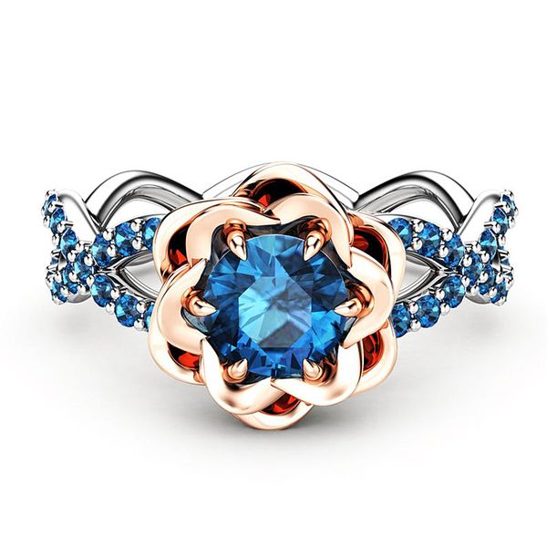delicate twist rope silver blue rhinestone rings fashion jewelry rose gold flower two-tone engagement rings for women z5m546, Golden;silver
delicate twist rope silver blue rhinestone rings fashion jewelry rose gold flower two-tone engagement rings for women z5m546, Golden;silver