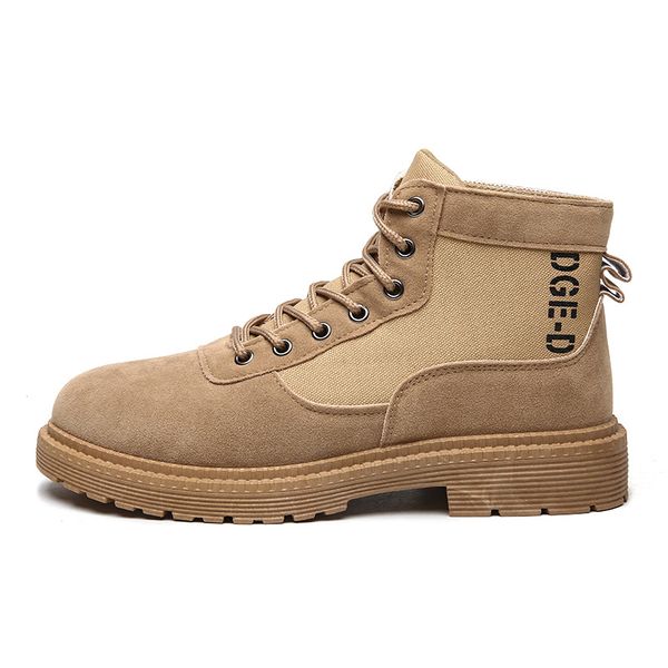 winter men canvas shoes casual high tactical boots men outdoor fashion suede leather mens boots zapatos de hombre, Black
winter men canvas shoes casual high tactical boots men outdoor fashion suede leather mens boots zapatos de hombre, Black