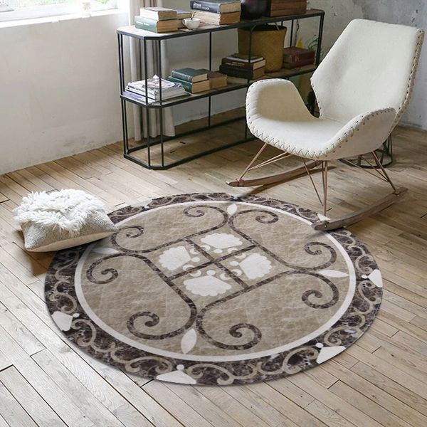 cilected retro pattern round carpets entrance door mat bedroom anti-slip floor mat kids room play computer chair area rug
cilected retro pattern round carpets entrance door mat bedroom anti-slip floor mat kids room play computer chair area rug