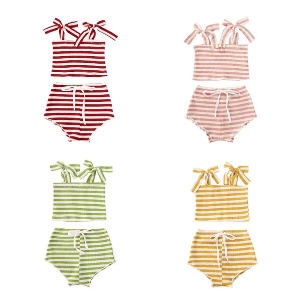 infant kid baby girl stripe knited clothes sets bandage strap tube + high waist short bottom 2 piece outfits cute clothes, White
infant kid baby girl stripe knited clothes sets bandage strap tube + high waist short bottom 2 piece outfits cute clothes, White
