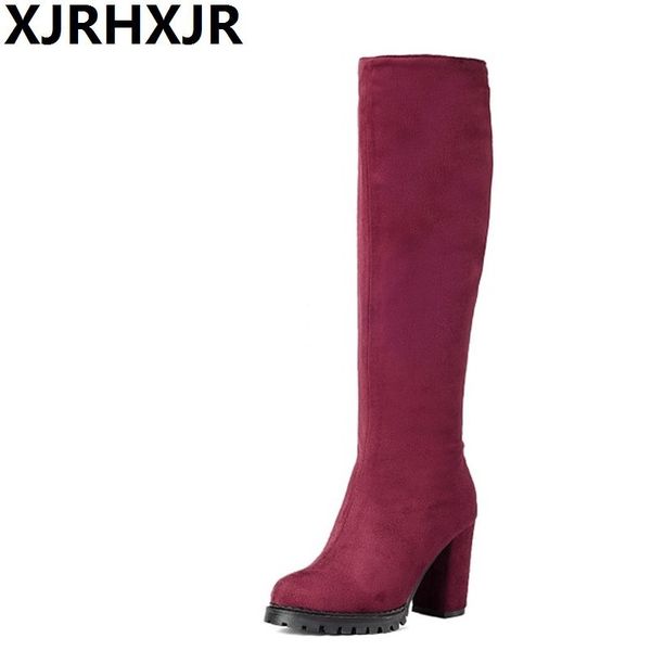 xjrhxjr women snow boots australia boots winter platform thick heels knee high fashion zip slim long thigh size32-43, Black
xjrhxjr women snow boots australia boots winter platform thick heels knee high fashion zip slim long thigh size32-43, Black