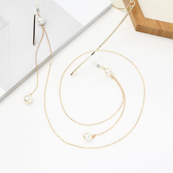 chic women reading glasses chain sunglasses spectacles holder imitation pearls eyewears cord holder neck strap rope, Silver
chic women reading glasses chain sunglasses spectacles holder imitation pearls eyewears cord holder neck strap rope, Silver
