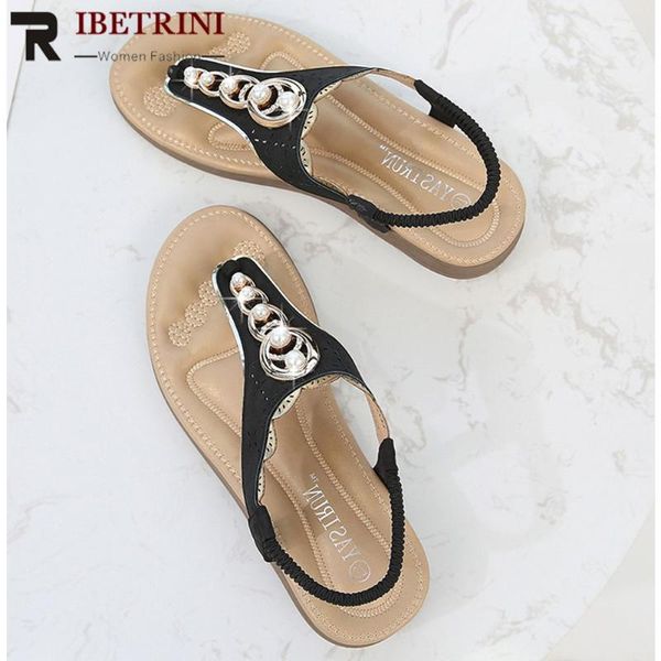 ribetrini retro ladied flip flop sandals pearl metal round toe handmade sandals women low heel back strap daily shoes woman, Black
ribetrini retro ladied flip flop sandals pearl metal round toe handmade sandals women low heel back strap daily shoes woman, Black
