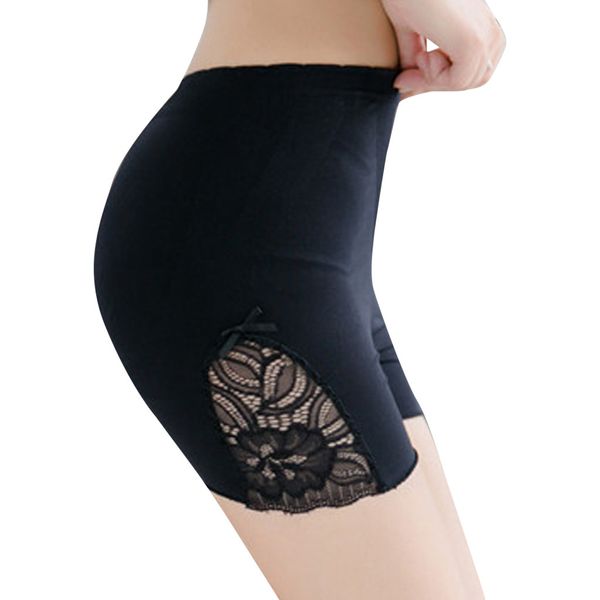 female summer nylon safety shorts pants large size high waist lace hollow seamless slimming underwear body boyshort shorty femme, Black;pink
female summer nylon safety shorts pants large size high waist lace hollow seamless slimming underwear body boyshort shorty femme, Black;pink