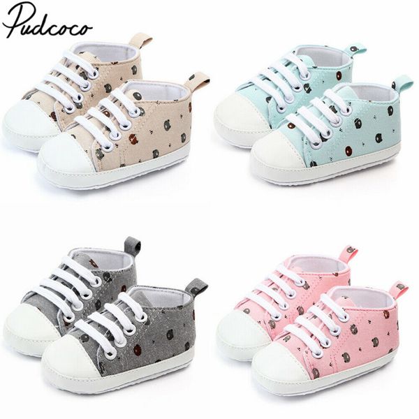 2019 baby first walkers newborn infant baby boy girl bear printed pram shoes soft prewalker anti-crip sneaker canvas shoes 0-18m
2019 baby first walkers newborn infant baby boy girl bear printed pram shoes soft prewalker anti-crip sneaker canvas shoes 0-18m
