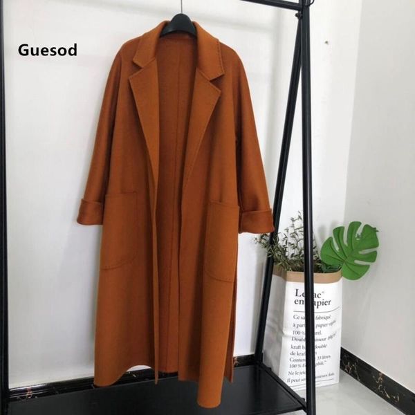 women wool coat 2019 new arrival autumn winter 100% wool coat long, Black 
women wool coat 2019 new arrival autumn winter 100% wool coat long, Black