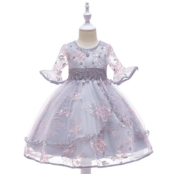 children girls half sleeves birthday party formal dress pearls ruffled elegant girls wedding dress girl embroidery dresses l5015 y200317, Red;yellow
children girls half sleeves birthday party formal dress pearls ruffled elegant girls wedding dress girl embroidery dresses l5015 y200317, Red;yellow