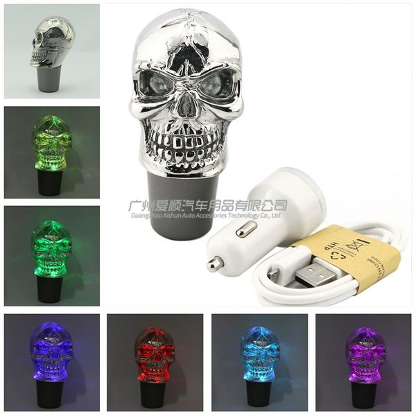skull light included gear shift head transparent resin gear head cool led sensing shining crystal touch bo gun tou
skull light included gear shift head transparent resin gear head cool led sensing shining crystal touch bo gun tou