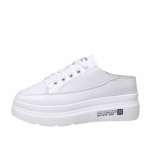 lace-up platform slippers women's outer wear 2019 new net red lazy people without heel wedge heel cake white shoes half drag, Black
lace-up platform slippers women's outer wear 2019 new net red lazy people without heel wedge heel cake white shoes half drag, Black