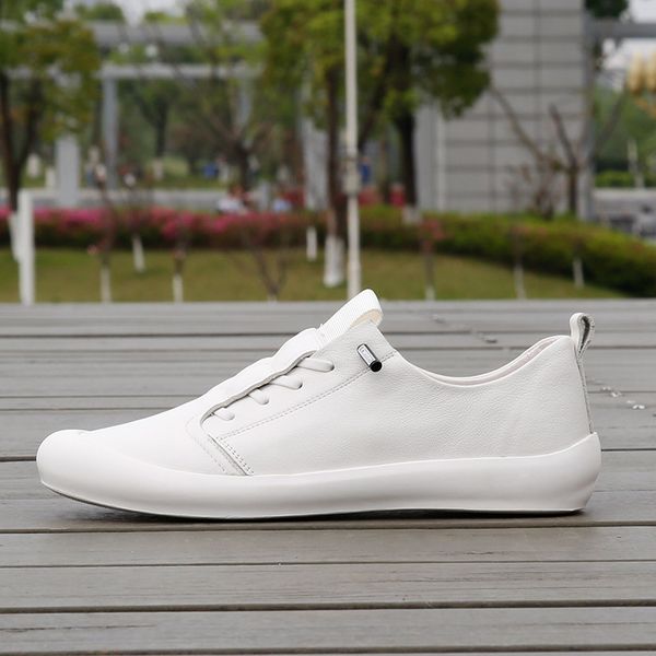 qwedf 2019 fashion men's white casual shoes leather male sneakers comfortable sneakers men homme lace breathable shoes g11-15, Black
qwedf 2019 fashion men's white casual shoes leather male sneakers comfortable sneakers men homme lace breathable shoes g11-15, Black