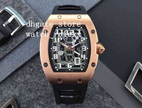 men's sport rm67-01 skeleton date dial japan miyota automatic mechanical gold valjoux sport wristwat watches, Slivery;brown 
men's sport rm67-01 skeleton date dial japan miyota automatic mechanical gold valjoux sport wristwat watches, Slivery;brown
