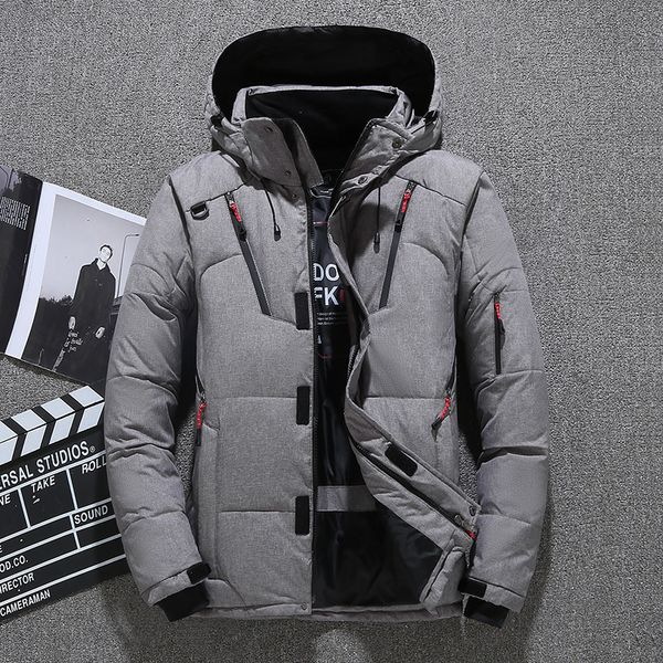 2019 windproof down jacket men warm hooded winter jackets snow casual white down coats padded jacket m-5xl, Black
2019 windproof down jacket men warm hooded winter jackets snow casual white down coats padded jacket m-5xl, Black