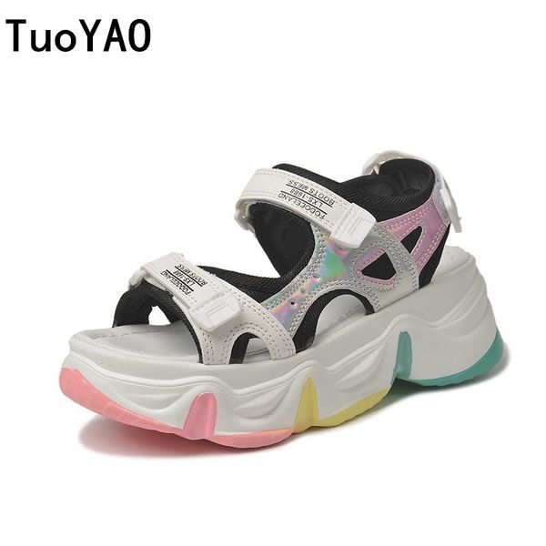 tuoyao new women sandals women summer platform sandals shoes breathable comfort walking white shoes ladies shoe, Black
tuoyao new women sandals women summer platform sandals shoes breathable comfort walking white shoes ladies shoe, Black