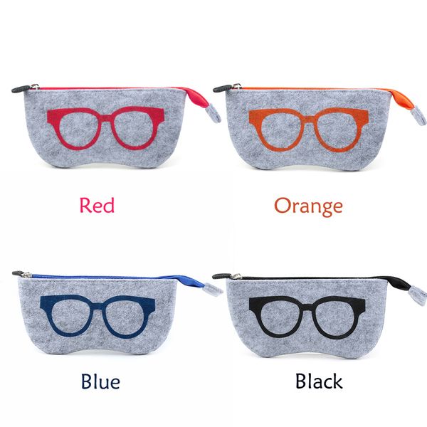 new fashion zipper sunglasses case felt box eye glasses pouch bag box for women men storage protector student gifts, Silver
new fashion zipper sunglasses case felt box eye glasses pouch bag box for women men storage protector student gifts, Silver