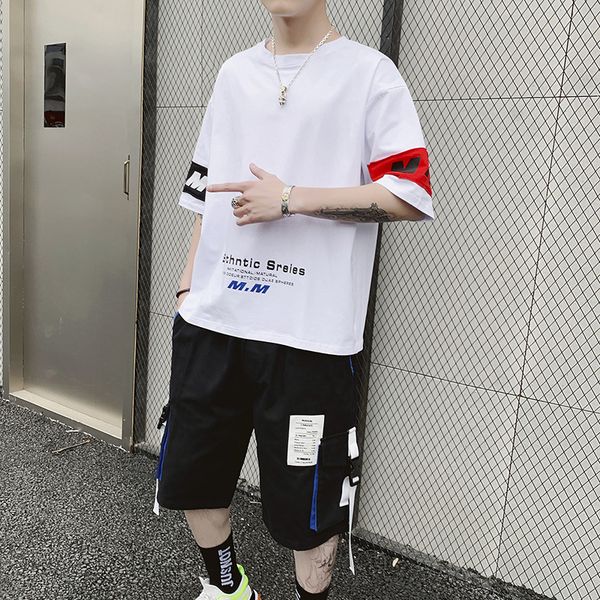 905 summer leisure 5 minutes of pants suit man han edition cultivate morality short sleeve t-shirt two set, Gray
905 summer leisure 5 minutes of pants suit man han edition cultivate morality short sleeve t-shirt two set, Gray