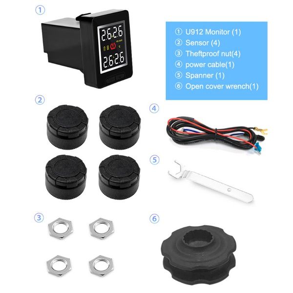 u912 car tpms tire pressure monitoring system lcd display auto tyre alarm for with 4 sensors wireless alarm systems
u912 car tpms tire pressure monitoring system lcd display auto tyre alarm for with 4 sensors wireless alarm systems
