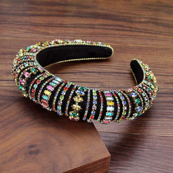 gold colorful full crystal baroque headbands padded rhinestone hairbands trendy elegant women party hair accessories, Golden;white
gold colorful full crystal baroque headbands padded rhinestone hairbands trendy elegant women party hair accessories, Golden;white