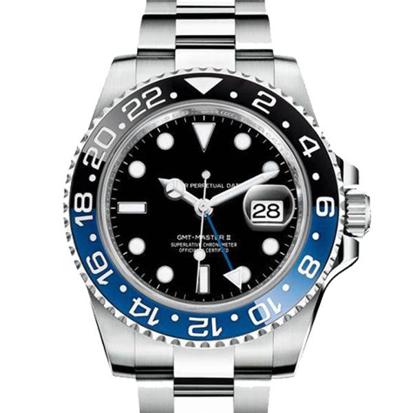 gmt black blue ceramic bezel mens mechanical stainless steel automatic movement watch sports self-wind men watches wristwatches, Slivery;brown
gmt black blue ceramic bezel mens mechanical stainless steel automatic movement watch sports self-wind men watches wristwatches, Slivery;brown