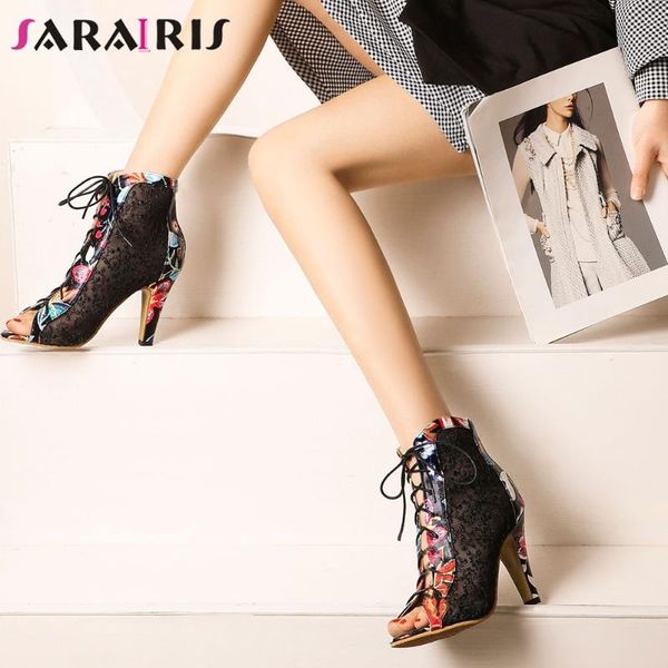 sarairis classic ladies party casual office sandals sandals women peep to graffiti high heel alce up lace shoes woman, Black
sarairis classic ladies party casual office sandals sandals women peep to graffiti high heel alce up lace shoes woman, Black