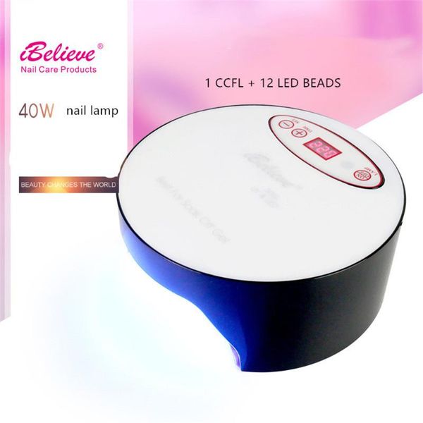 40w nail lamp infrared intelligent induction 1 ccfl light and 12 led beads intelligent display time not glaring
40w nail lamp infrared intelligent induction 1 ccfl light and 12 led beads intelligent display time not glaring