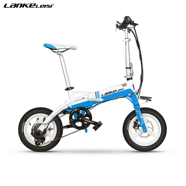 eu quality level lankeleisi 14" inch portable folding e-bike pas electric mini bicycle with l g lithium battery, Silver;blue
eu quality level lankeleisi 14" inch portable folding e-bike pas electric mini bicycle with l g lithium battery, Silver;blue