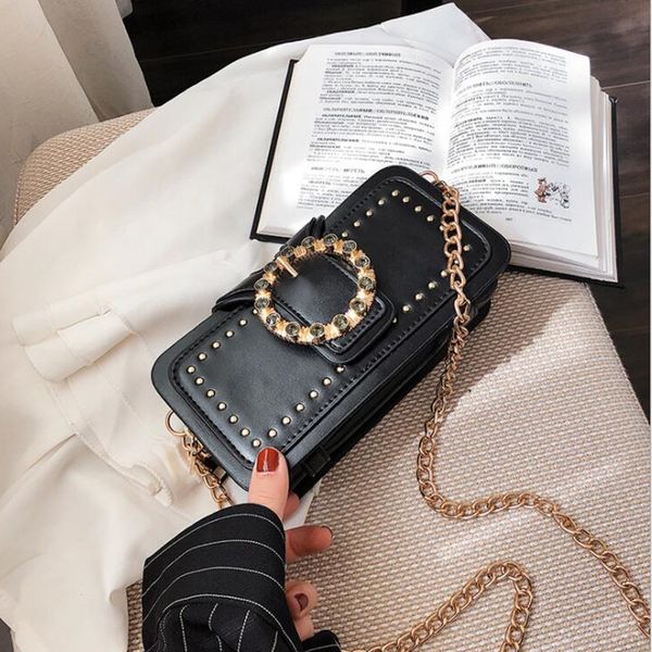 muli-layers diamonds rivets fashion pu chain flap mujer purse women crossbody bag 2019 female shoulderbag bolsa sac #1272
muli-layers diamonds rivets fashion pu chain flap mujer purse women crossbody bag 2019 female shoulderbag bolsa sac #1272