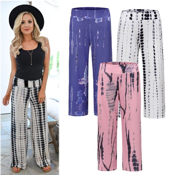 spring and summer new women's european and american loose pants tie dye printed wide leg pants casual pants, Black;white
spring and summer new women's european and american loose pants tie dye printed wide leg pants casual pants, Black;white