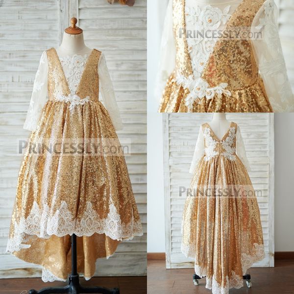 modest a line flower girl dress long sleeve tulle lace sequins wedding dress knee hi lo girl' birthday part, White;blue
modest a line flower girl dress long sleeve tulle lace sequins wedding dress knee hi lo girl' birthday part, White;blue