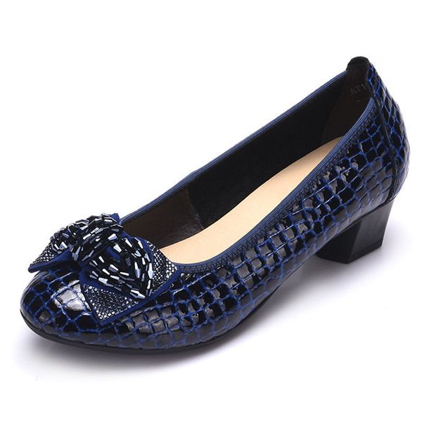 fashion spring thick heels women pumps genuine leather wedges work shoes woman high heels casual women shoes, Black
fashion spring thick heels women pumps genuine leather wedges work shoes woman high heels casual women shoes, Black