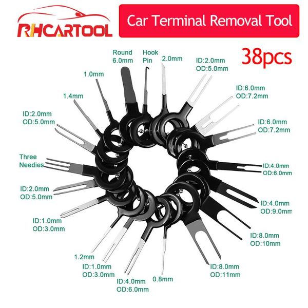 38 set of tools automotive plug terminal remove tool set key pin car electrical wire crimp connector extractor kit accessories
38 set of tools automotive plug terminal remove tool set key pin car electrical wire crimp connector extractor kit accessories
