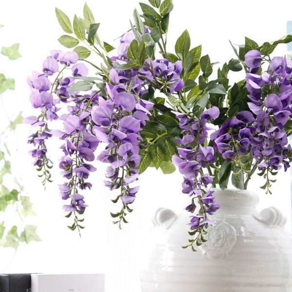 artificial wisteria violet flower branches pea blossom flores fall home party decor wedding decoration fake flowers wreath plant
artificial wisteria violet flower branches pea blossom flores fall home party decor wedding decoration fake flowers wreath plant