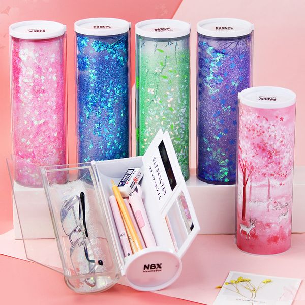 creative multifunction cylindrical quicksand translucent pencil box case school student stationery pen holder storge gift supply
creative multifunction cylindrical quicksand translucent pencil box case school student stationery pen holder storge gift supply