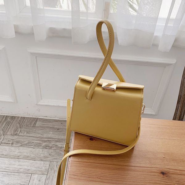 2019 fashion new simple women's handbag small fashion solid color pu handbag single shoulder slant straddle bag
2019 fashion new simple women's handbag small fashion solid color pu handbag single shoulder slant straddle bag