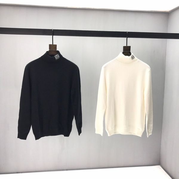2019 fa hion autumn winter europe pain ca ual wear turtle neck weater pullover men women de igner clothing cotton weater, White;black
2019 fa hion autumn winter europe pain ca ual wear turtle neck weater pullover men women de igner clothing cotton weater, White;black