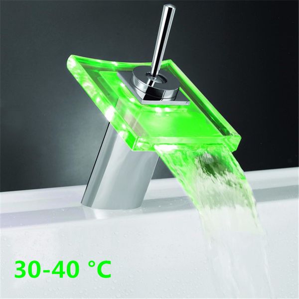 brass waterfall temperature three colours change bathroom led basin faucet mixer tap deck mounted wash sink glass basin faucet
brass waterfall temperature three colours change bathroom led basin faucet mixer tap deck mounted wash sink glass basin faucet