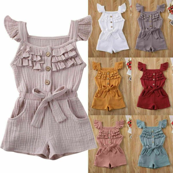 us 2020 summer ruffle cotton bodysuit toddler kids baby girls bowknot romper jumpsuit outfits clothes 6m-5t, Blue
us 2020 summer ruffle cotton bodysuit toddler kids baby girls bowknot romper jumpsuit outfits clothes 6m-5t, Blue