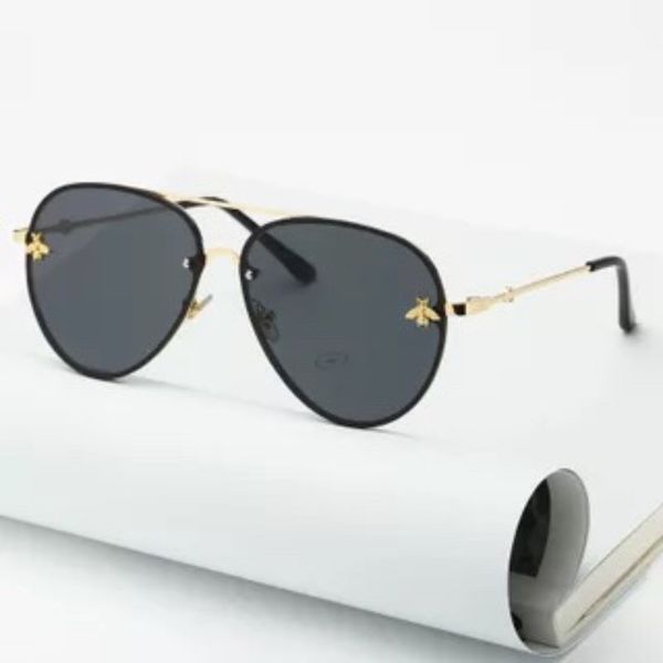 wholesale-2019 luxury little bee designer sunglasses for women and men metal pilot framirror lenses 9 colors ent, White;black
wholesale-2019 luxury little bee designer sunglasses for women and men metal pilot framirror lenses 9 colors ent, White;black