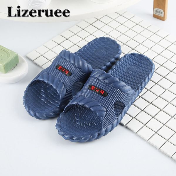 beach shoes casual men sandals slippers summer outdoor flip flops flats non-slip bathroom home massage slippers q90, Blue;gray
beach shoes casual men sandals slippers summer outdoor flip flops flats non-slip bathroom home massage slippers q90, Blue;gray