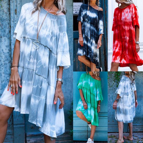 spot trend casual 2020 autumn and winter new female european and american round neck mid-sleeved tie-dye loose dress, Black;gray
spot trend casual 2020 autumn and winter new female european and american round neck mid-sleeved tie-dye loose dress, Black;gray
