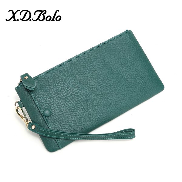 x.d.bolo long wallet genuine leather women purses wristlet design double zipper fashion coin purse phone pocket wallets, Red;black
x.d.bolo long wallet genuine leather women purses wristlet design double zipper fashion coin purse phone pocket wallets, Red;black